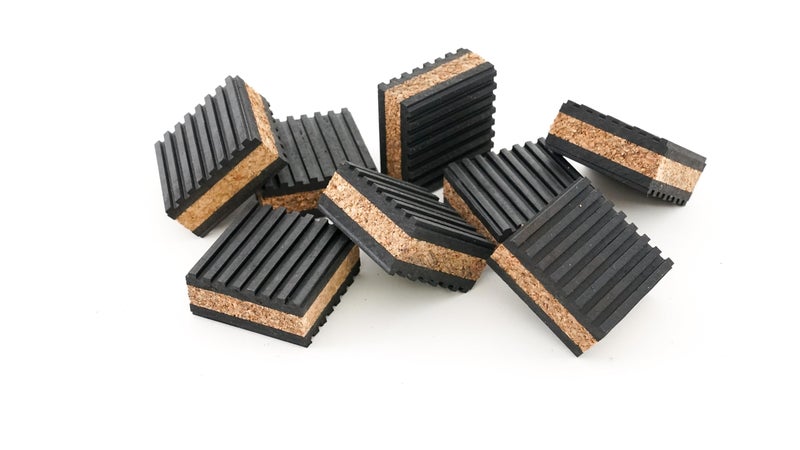 Tuneful Cables Sound Isolation Pads. Cork Pads for Speakers to Improve Sound and Reduce Vibration (1" Pack of 8) - Image 3